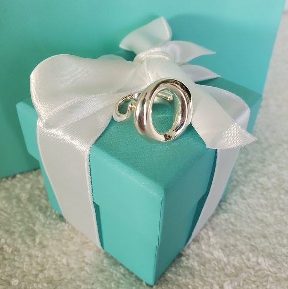 Tiffany Elsa Peretti Sevillana O Ring Size 4.5 Sterling Silver
